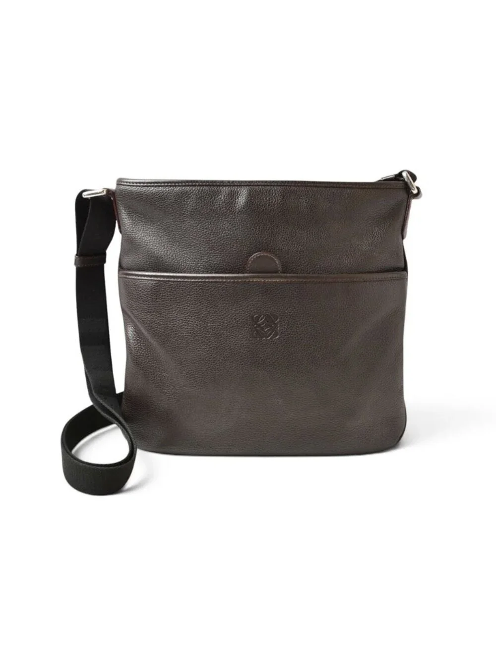 Loewe Shoulder Bag Vintage Leather Dark Brown